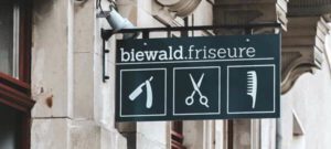 Schild biewald.friseure