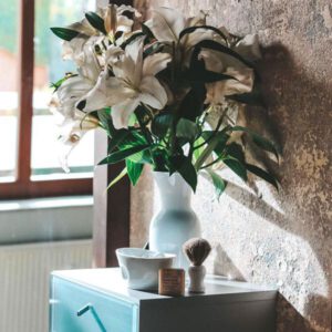 Blumen im Salon